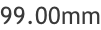 99.00mm