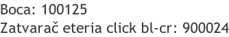 Boca: 100125 Zatvarač eteria click bl-cr: 900024